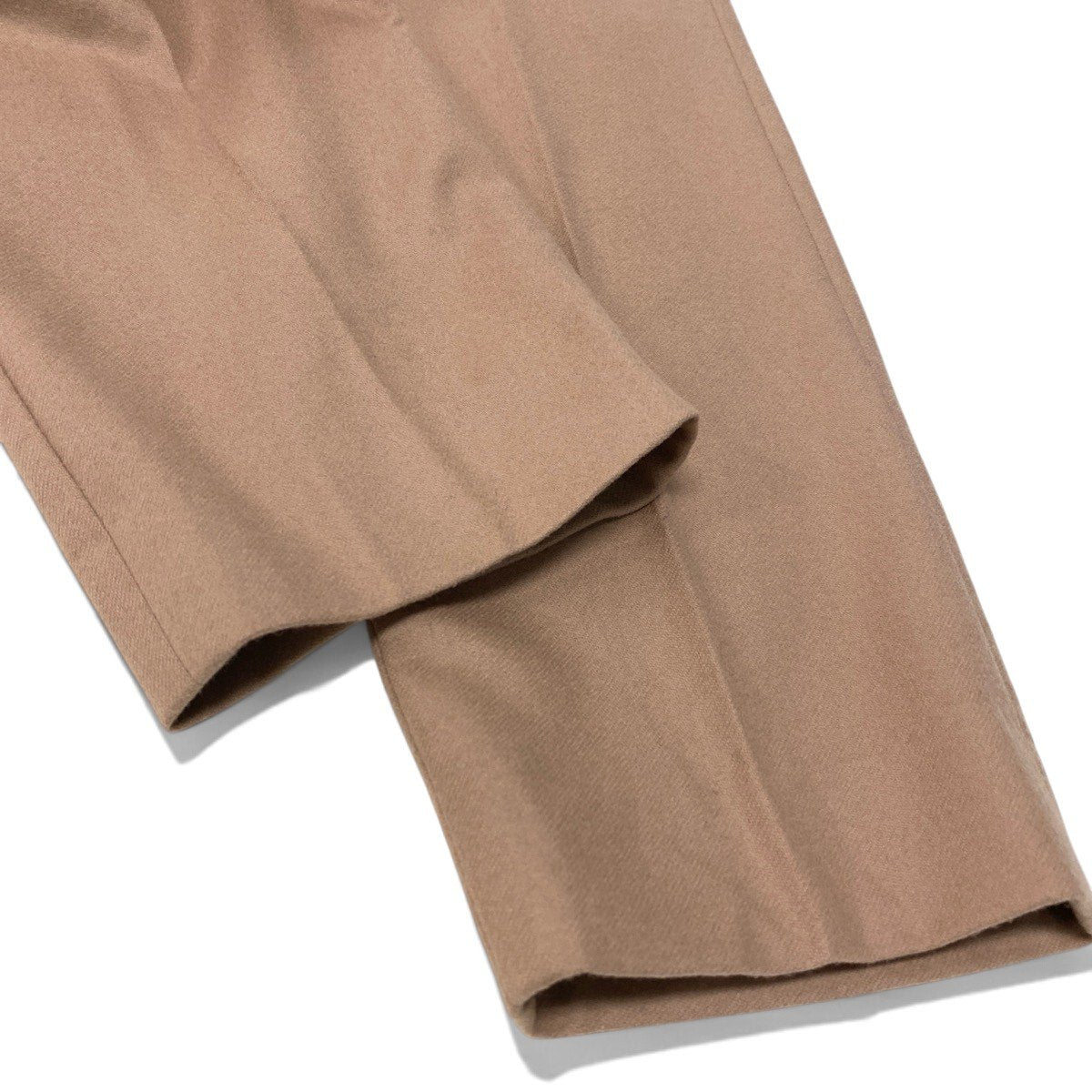 82i2 Salvatore Ferragamo サルヴァトーレフェラガモ スラックスパンツ ガンチーニ サイズ38 ベージュ ウール100％ レディースo07t