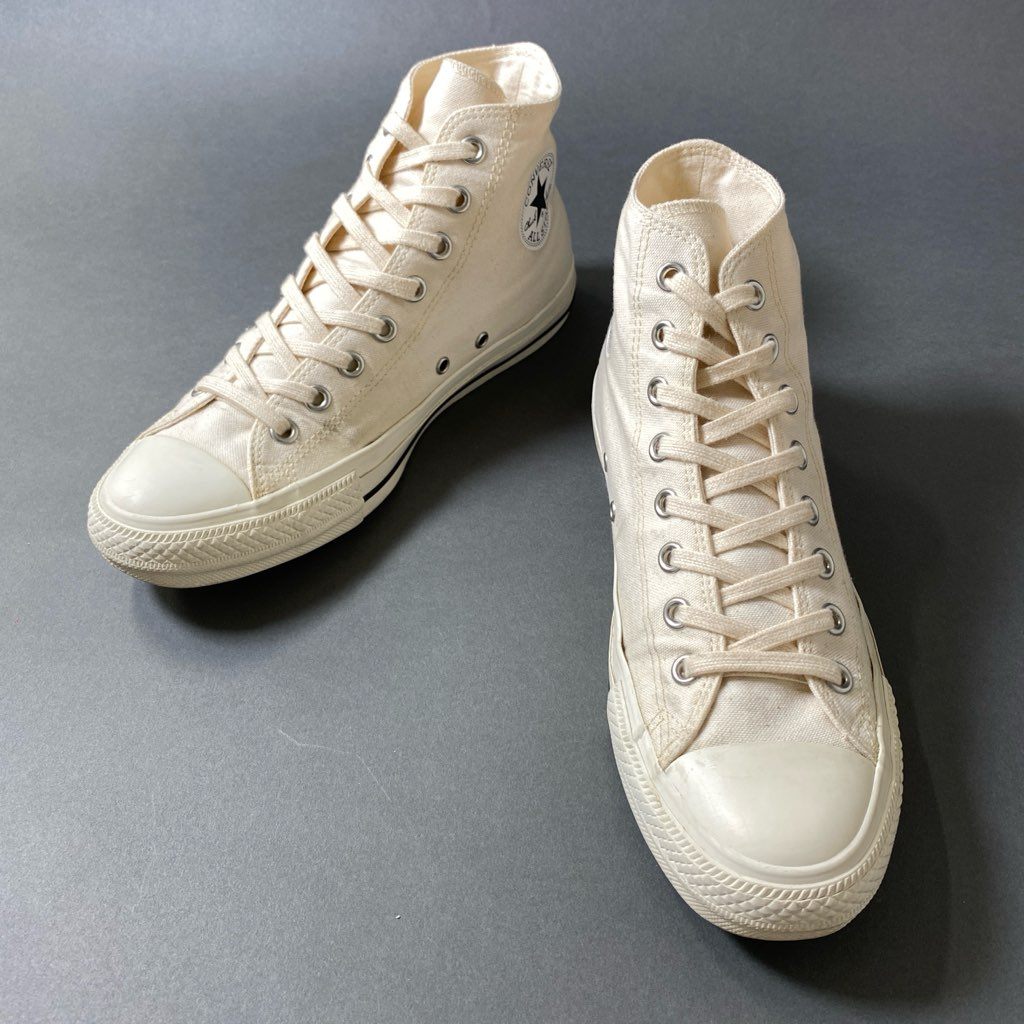 4f29 converse コンバース × MHL エムエイチエル ALL STAR オールスター CHUCK TAYLOR チャックテイラー 27cm アイボリー キャンバス MARGARET HOWELL マーガレットハウエル スニーカー シューズ