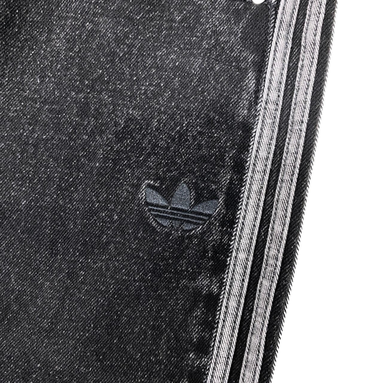 Mf8 【美品】 adidas Originals アディダス Adicolor Denim Firebird Pants アディカラー デニム ファイヤーバード パンツ JC6718 サイズ34 トゥルーブラックデニム コットン100％ メンズk02ik02i