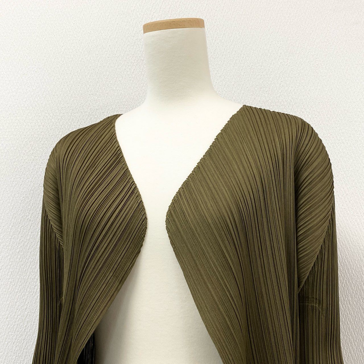 77i8 PLEATS PLEASE ISSEY MIYAKE プリーツプリーズ イッセイミヤケ 日本製 長袖プリーツカーディガン 羽織 ジャケット PP03-J0131 3 ブラウン系 レディースo07t