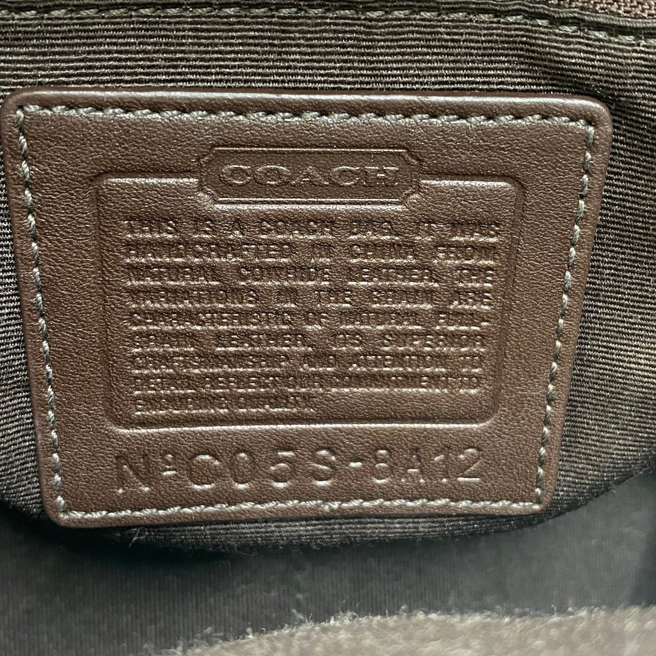f12 COACH コーチ がま口 ソーホー ハンドバッグ Vintage Soho Buckle Hand Bag C05S / 8A12 ホワイトt18r
