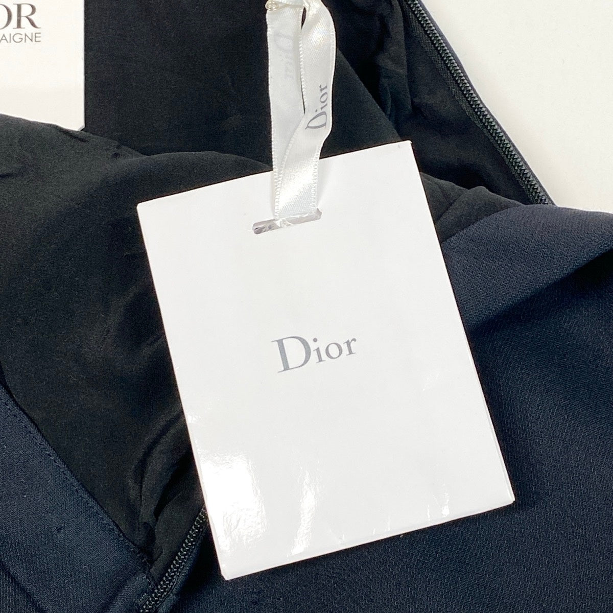 Ej9 Christian Dior クリスチャンディオール 2018aw ウールシルク サイドジップ フレアスカート 841J03A1166 サイズ42 ブラック レディースu02t