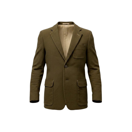71f16 HELMUT LANG ヘルムートラング テーラードジャケット シングル 2B リネンブレンド サイズ36 ブラウン メンズ 紳士服u02t