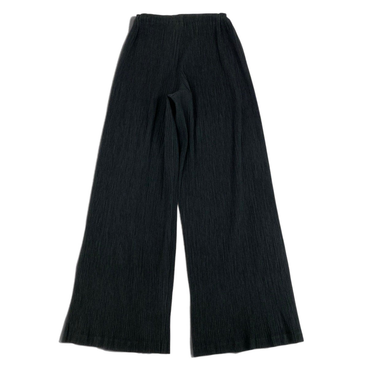 Ai4 ISSEY MIYAKE イッセイミヤケ WHITE LABEL プリーツ ロングパンツ  IM42FF441 サイズ0 ブラック ポリエステル100％ レディースta2