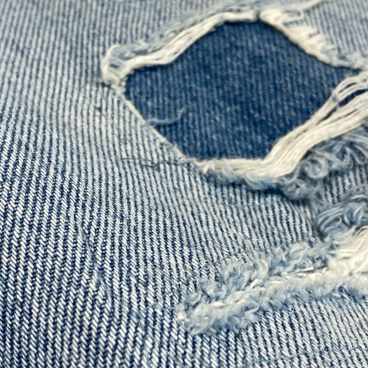 37i15 Dior ディオール 14AW クリス期 リペア加工 デニムパンツ サイズ32 ライトブルー コットン100％ メンズk02i
