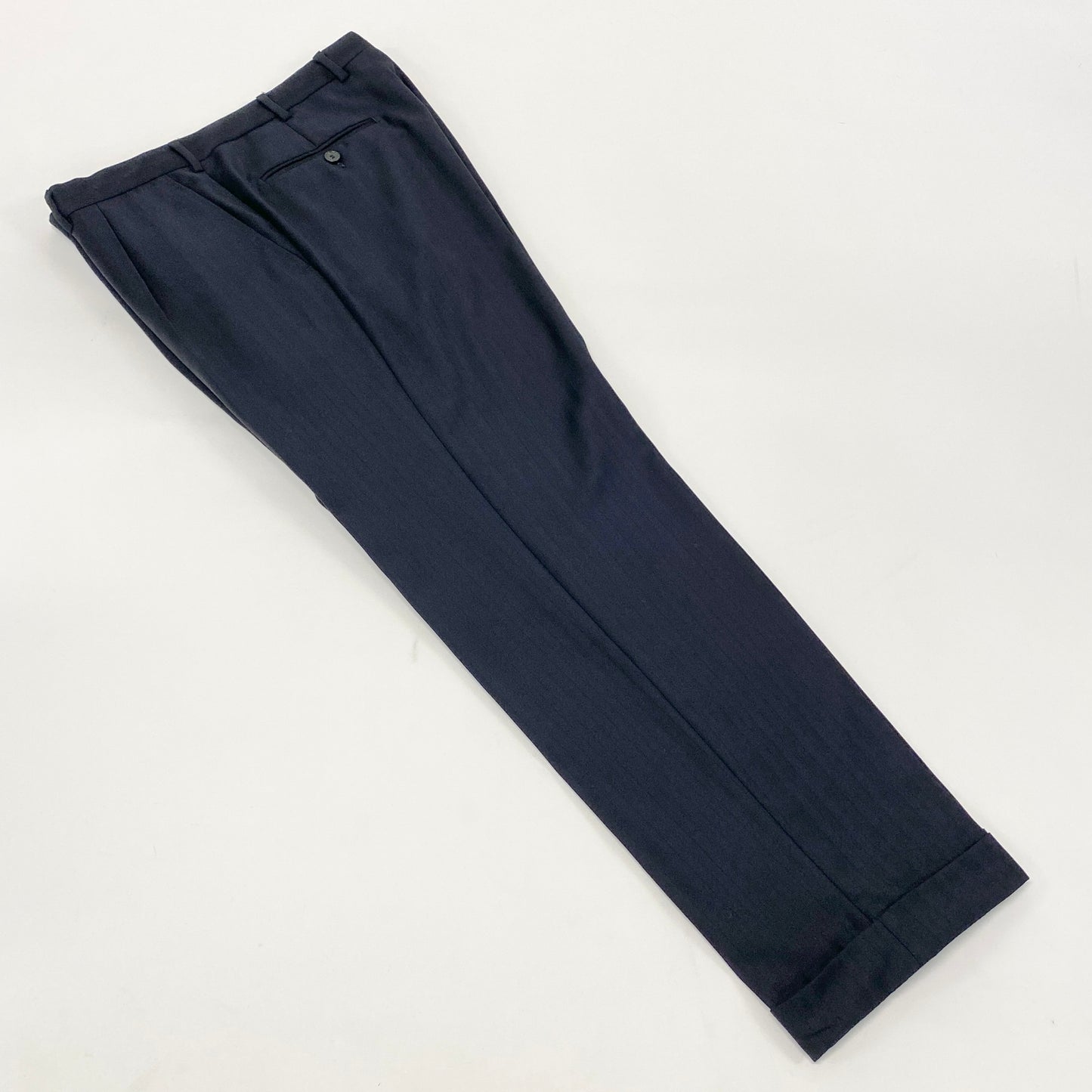 17k10 Ermenegildo Zegna エルメネジルドゼニア セットアップ スーツ ビジネス フォーマル   48Rサイズ ネイビー メンズu02t