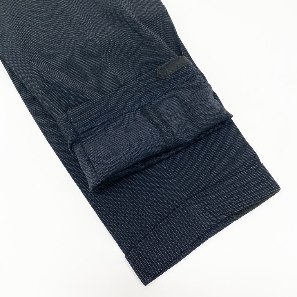 42a27 GIORGIO ARMANI ジョルジオアルマーニ イタリア製 セットアップ ダブルスーツ フォーマル ウールブレンド〇 大きいサイズ 52 ブラックo07t