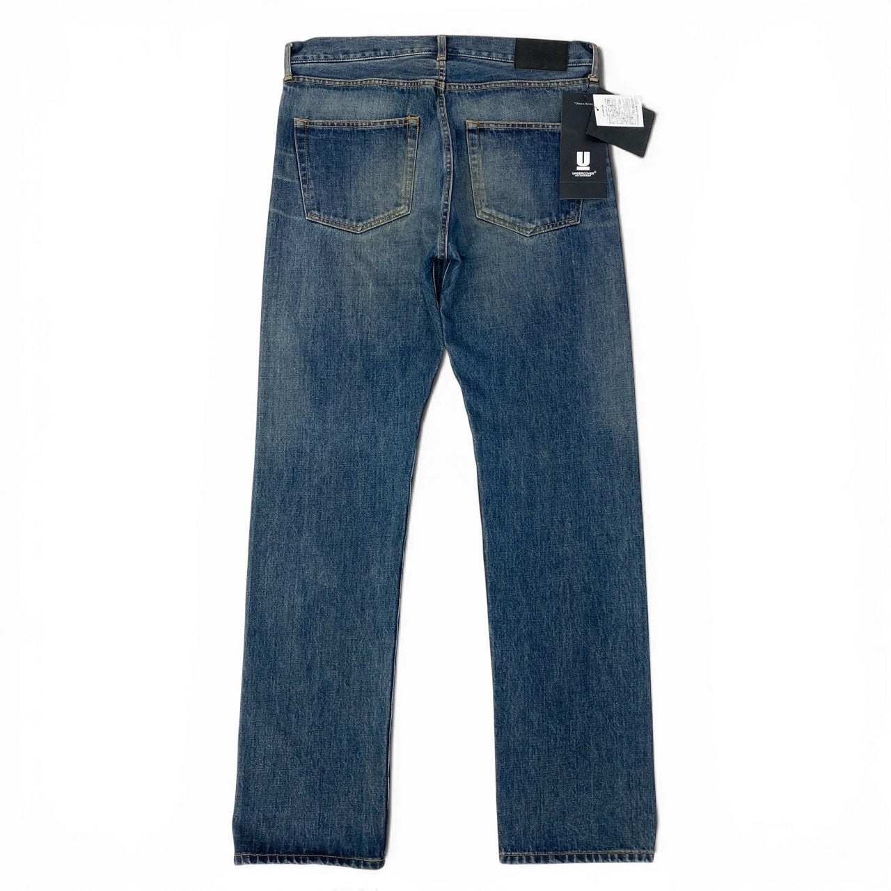 85a29【新品保管品】UNDERCOVER アンダーカバー 23AW ドリップビーズ加工デニム ボトムパンツ UC2C4509-1 4サイズ インディゴ コットン100％ メンズo07t