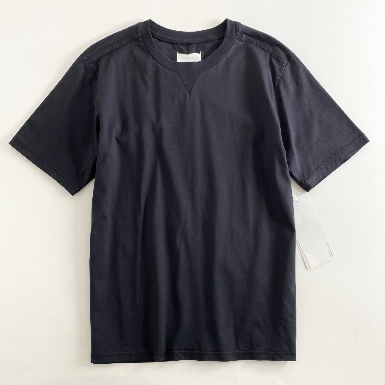 59g26 《未使用保管品》 タグ付 TAKAHIROMIYASHITA TheSoloist. タカヒロミヤシタ ソロイスト クルーネック Tシャツ 半袖カットソー ショートスリーブ トップス swc.0007a 50 XLサイズ相当 ブラック コットン