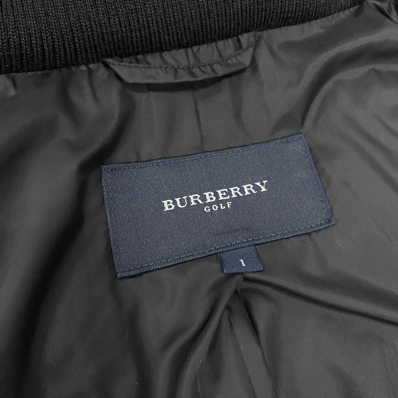 22e7 BURBERRY GOLF バーバリーゴルフ ゴルフウェア ダウンジャケット アウター フォックスファー E6F65-491-08 サイズ1 グレー レディース女性服u02t