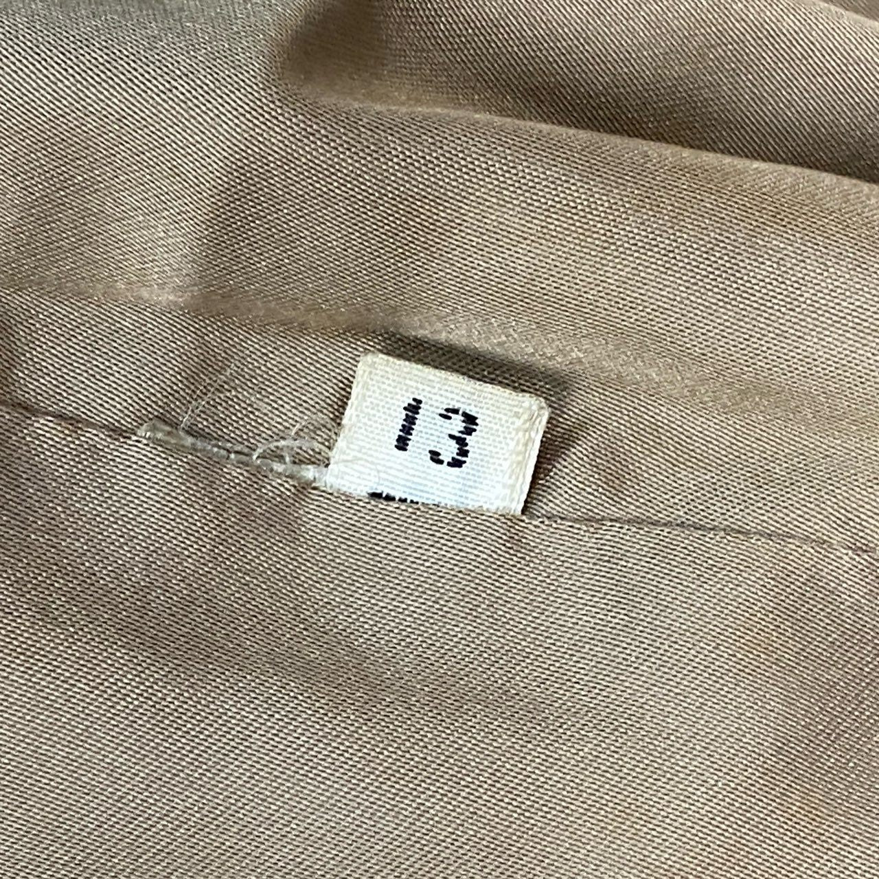 44L10 パステルミンク ファーコート サイズ13号 茶系 本毛皮 MINK FUR ポケット付き リアルファーt18r