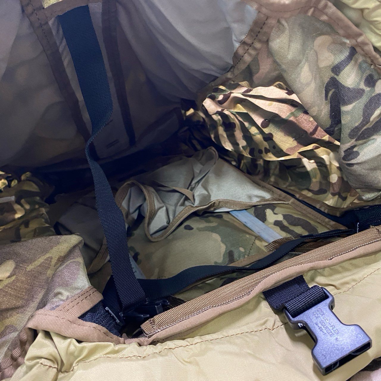 Cb26 《未使用保管品》 MYSTERY RANCH ミステリーランチ 15EX NICE 7500 BVS 大型フレーム バックパック 迷彩 Camo Back Pack リュックt18r