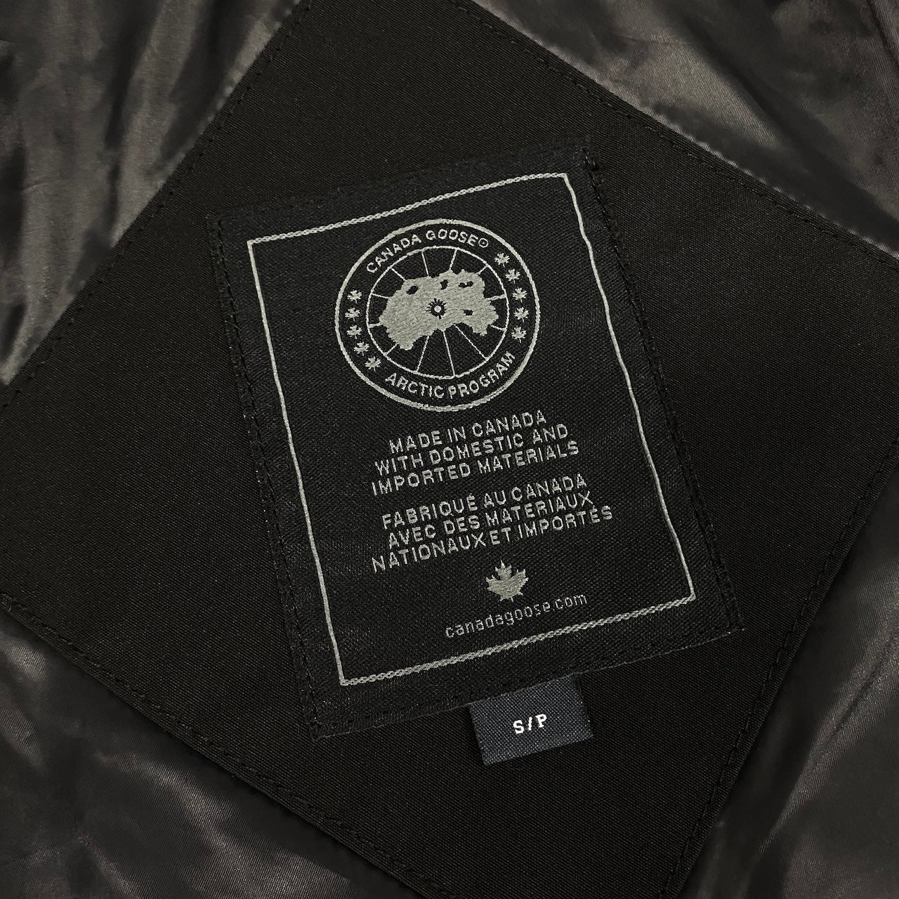 41e14 《美品》 CANADA GOOSE カナダグース ウィンダムパーカー ブラックレーベル 3808MB サイズS ブラック ダウンジャケット Black Labelt18r