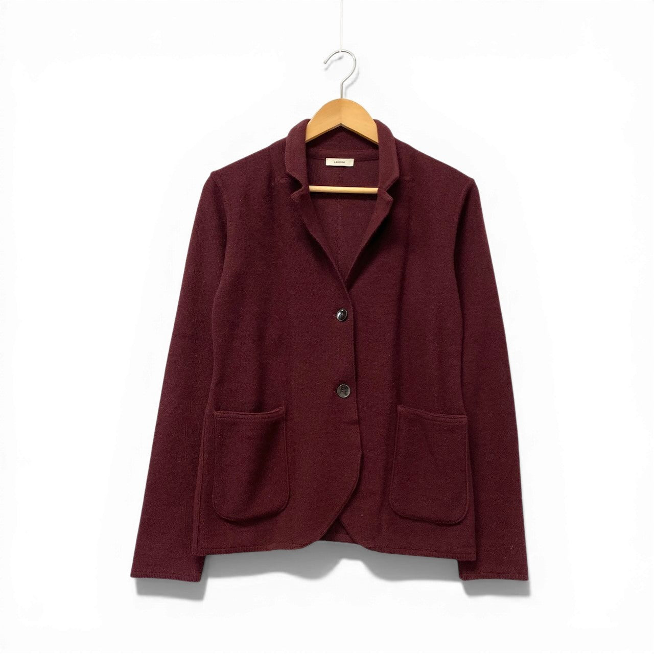73c31 LARDINI ラルディーニ ニットカーディガン ニットジャケット 長袖 レディース 女性服 ワインレッドu02t