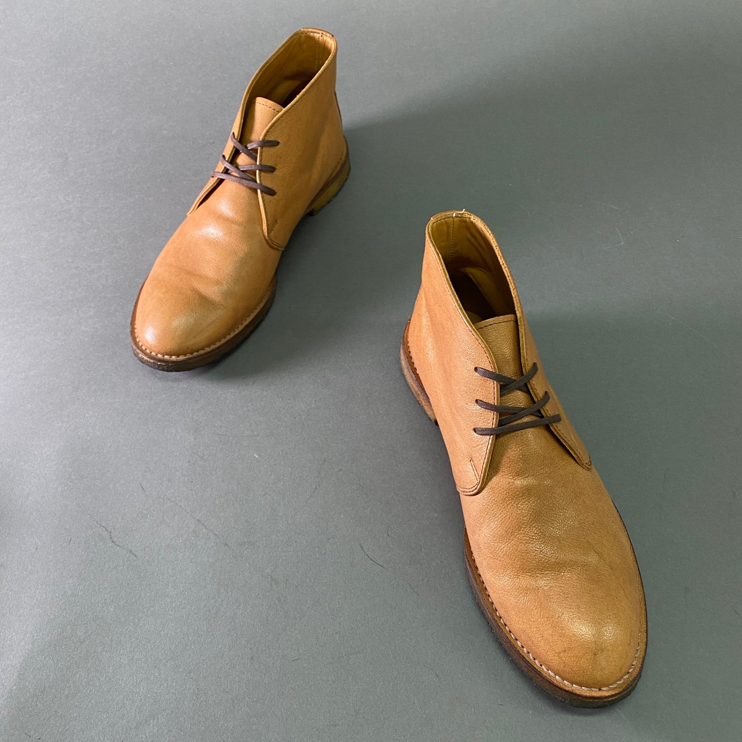 1a22 Danner ダナー OLNEY オルニー チャッカブーツ 9 ブラウン レザー ポストマン 本革 シューズ