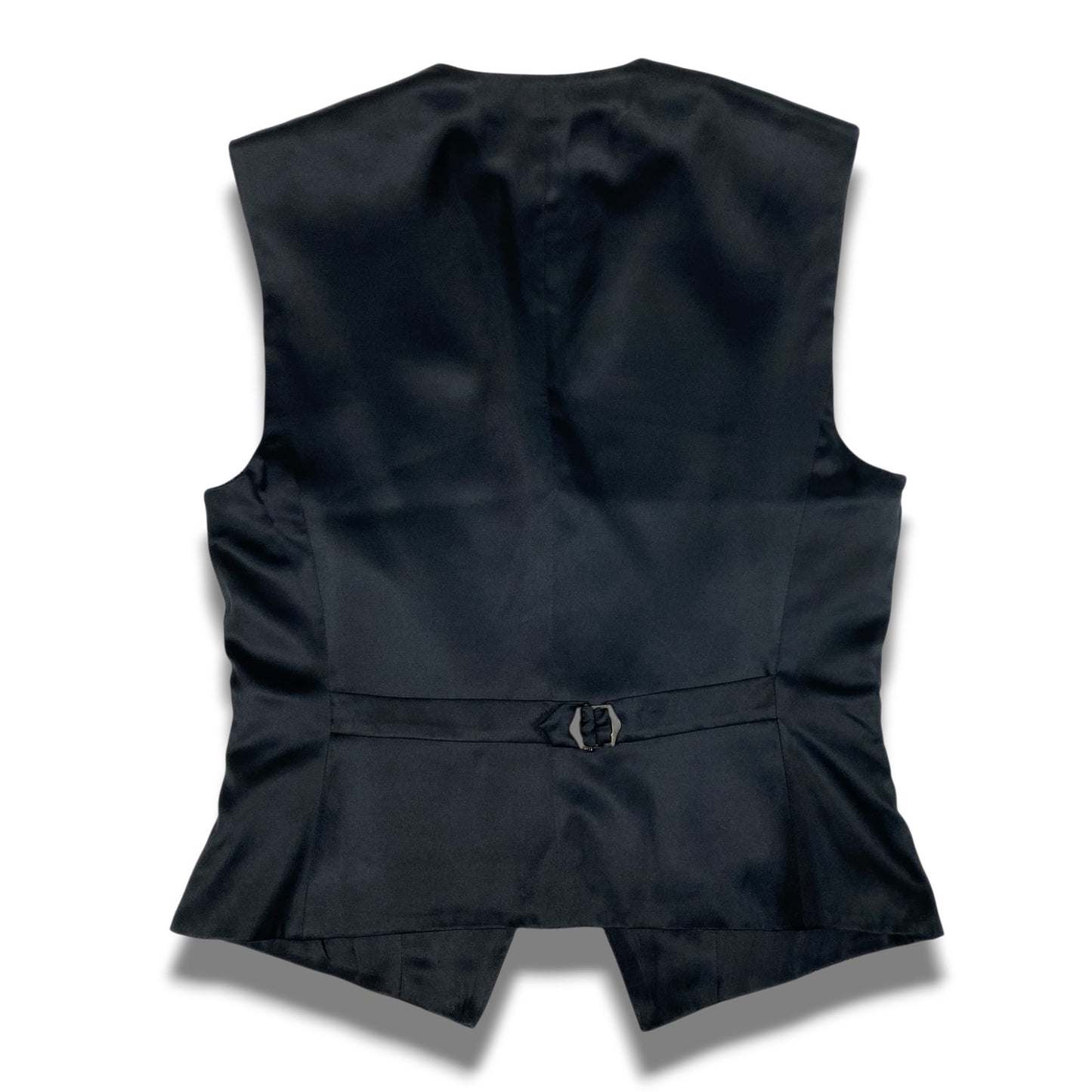 Ab23 Christian Dior クリスチャンディオール 総柄 ジレベスト トップス 装飾ボタン Ｍ ゴールド レディースu02t