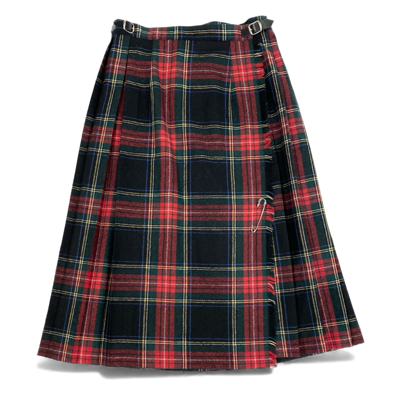 36L10 O’NEIL OF DUBLIN オニールオブダブリン 定番 チェック柄 巻きスカート ロングスカート クリップ付き 10 レッド グリーン タータンチェック レディース 女性用u02t