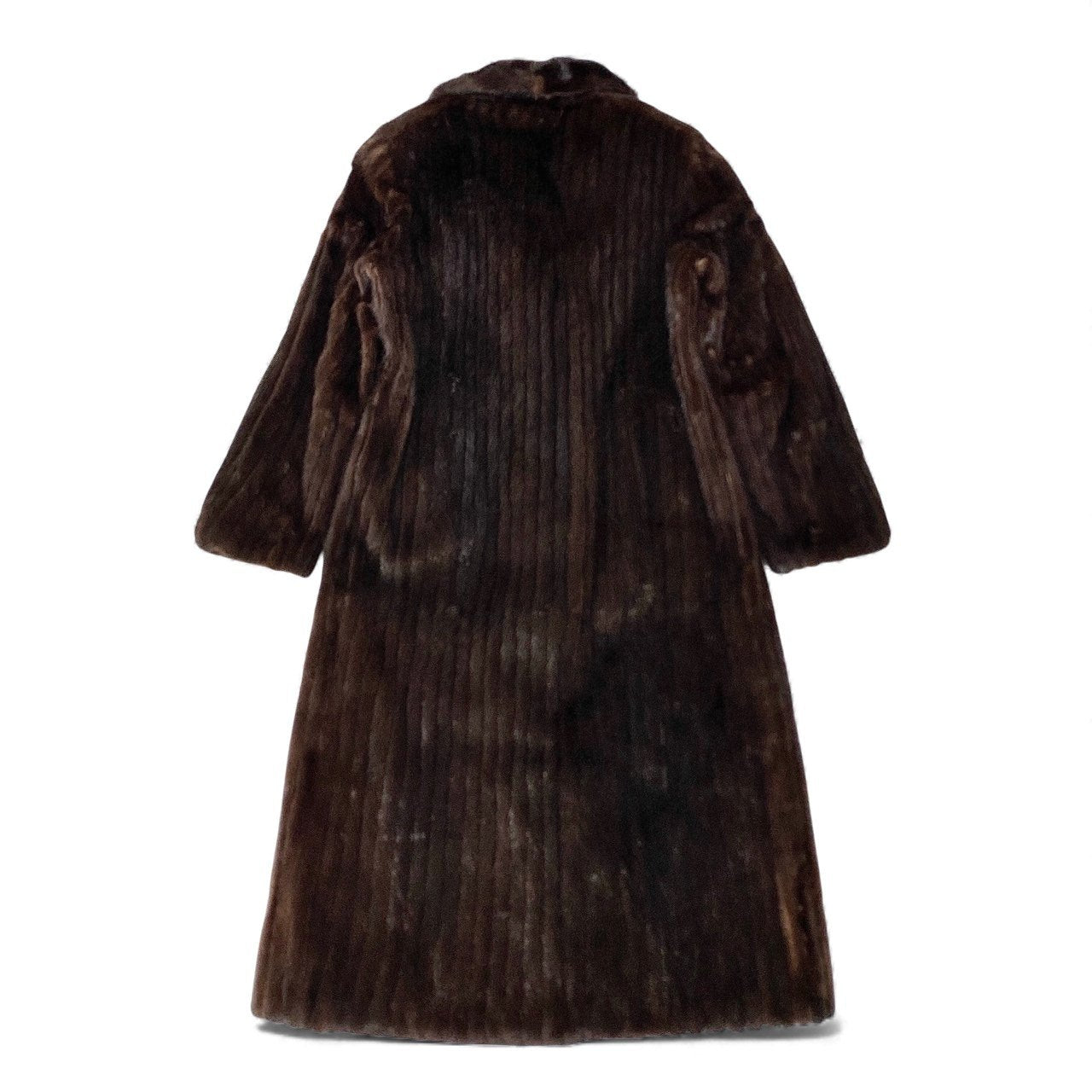 84L9 ROTINY ロティニー SAGA MINK 金サガ ダークミンク 丈112cm 超ロングコート サイズF ダークブラウン 最高級本毛皮t18r