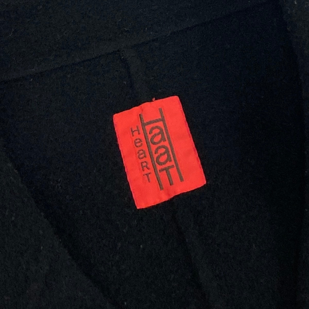 Af27 ISSEY MIYAKE Haat イッセイミヤケ ハート ダブルブレスト ロングコート HA93FA710 サイズ2 ブラック ウール100％ レディースo07t