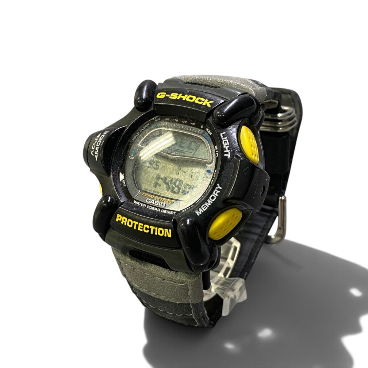 j2 CASIO カシオ G-SHOCK RISEMAN DW-9100 腕時計 ブラック イエロー メンズ 男性用u02t