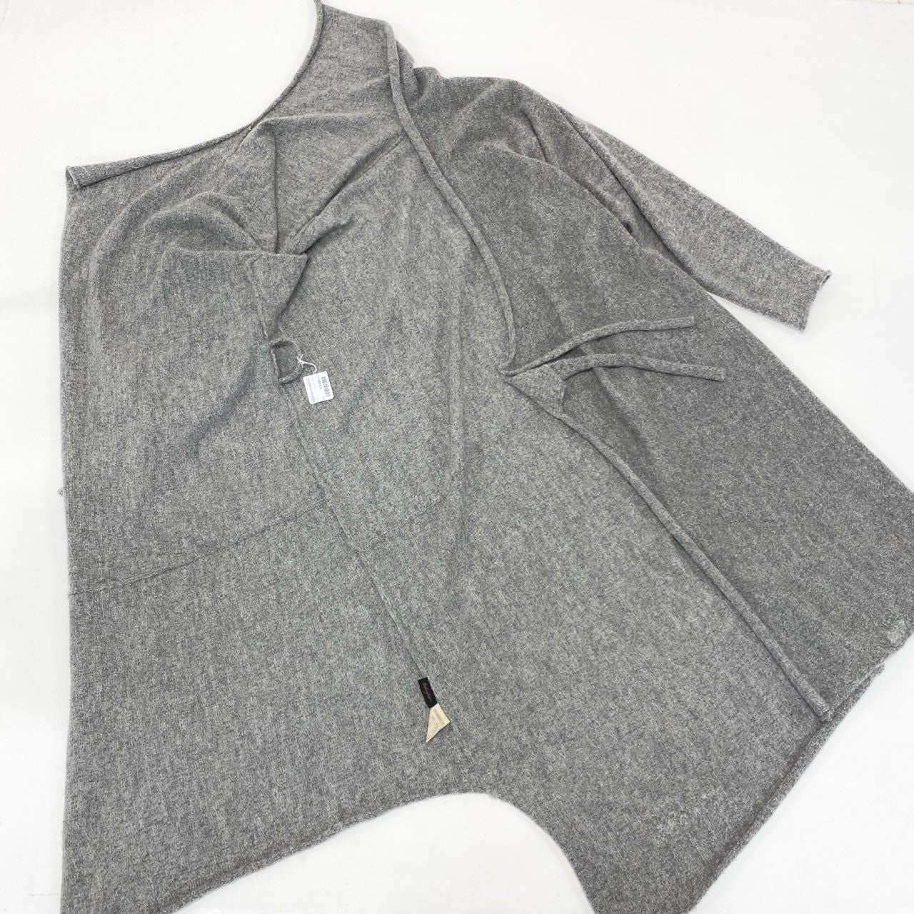 38k16【美品】JURGEN LEHL Babaghuri ヨーガンレール ババグーリ ニットカーディガン ロングカーディガン ニットセーター J0574KC611 Mサイズ グレー レディースu02t