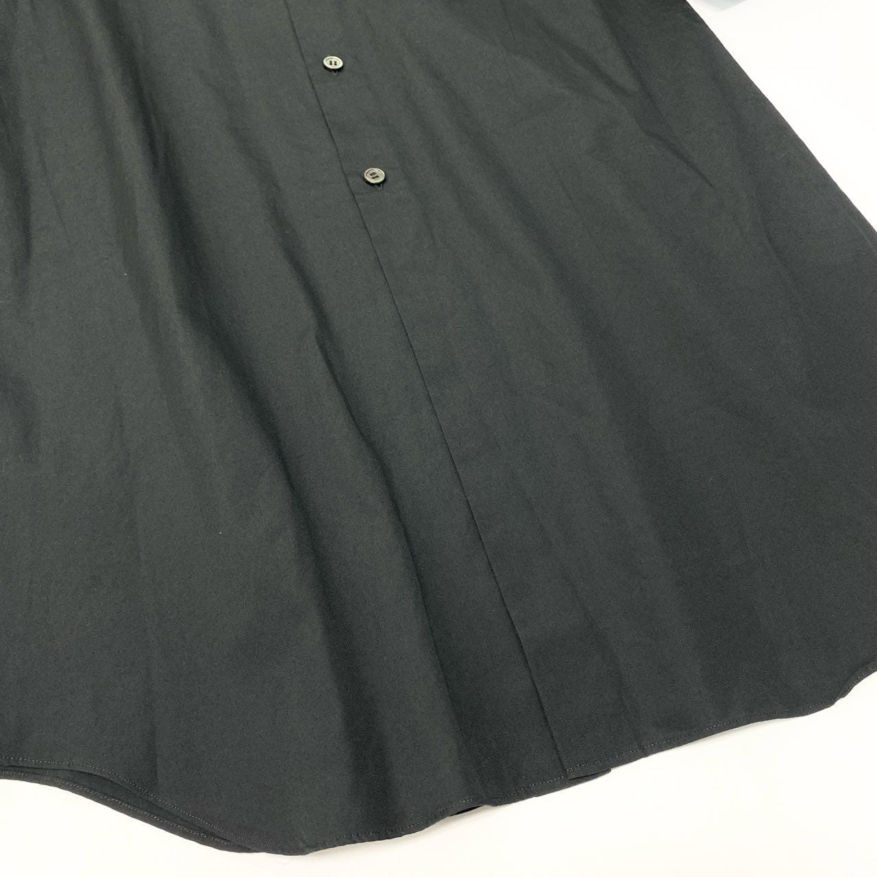 Ab23 COMME des GARCONS コムデギャルソン AD2019 フリルギャザー 変形 ワンピース トップス ドレス Made In Japan GD-B008 XS ブラック コットン レディースk02i