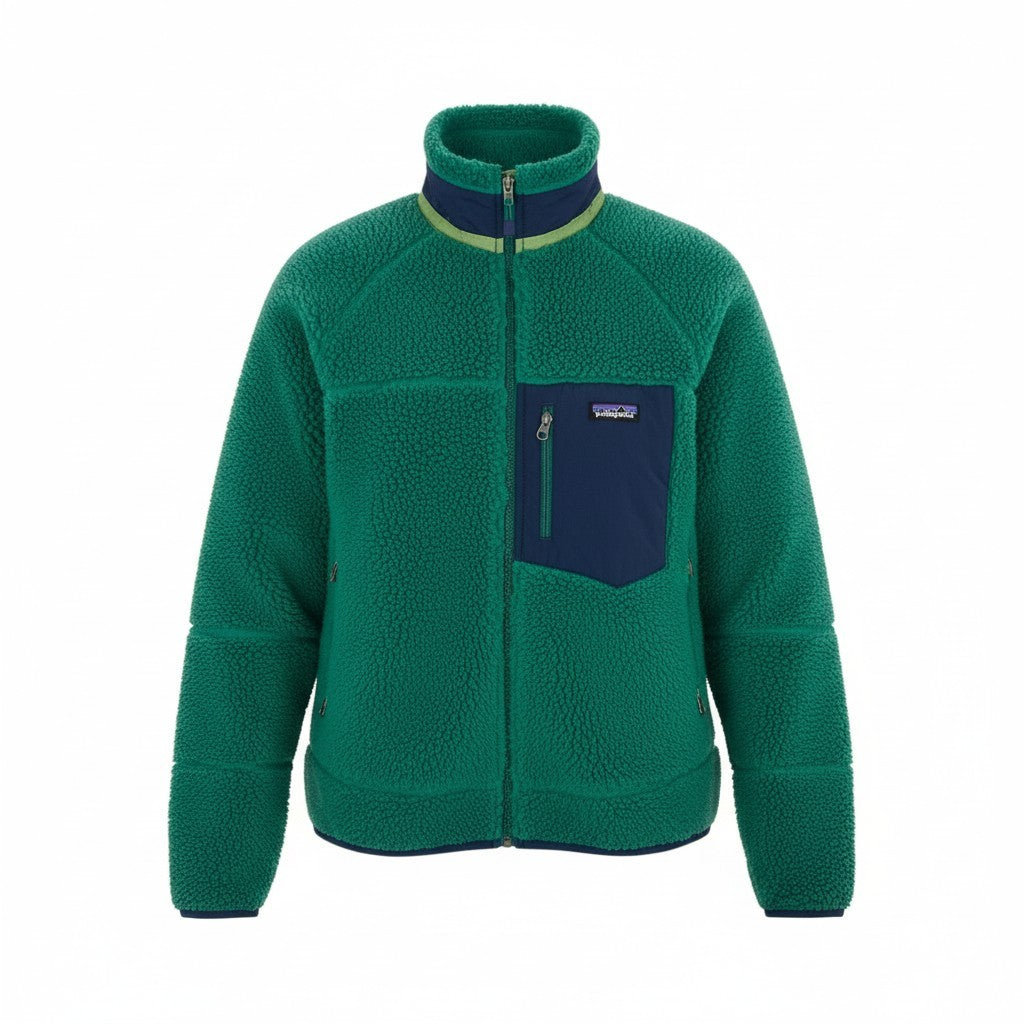 24L15 Patagonia パタゴニア ボア フリースジャケット レトロX アウター ジャケット 885657074815 Sサイズ グリーン メンズo07t