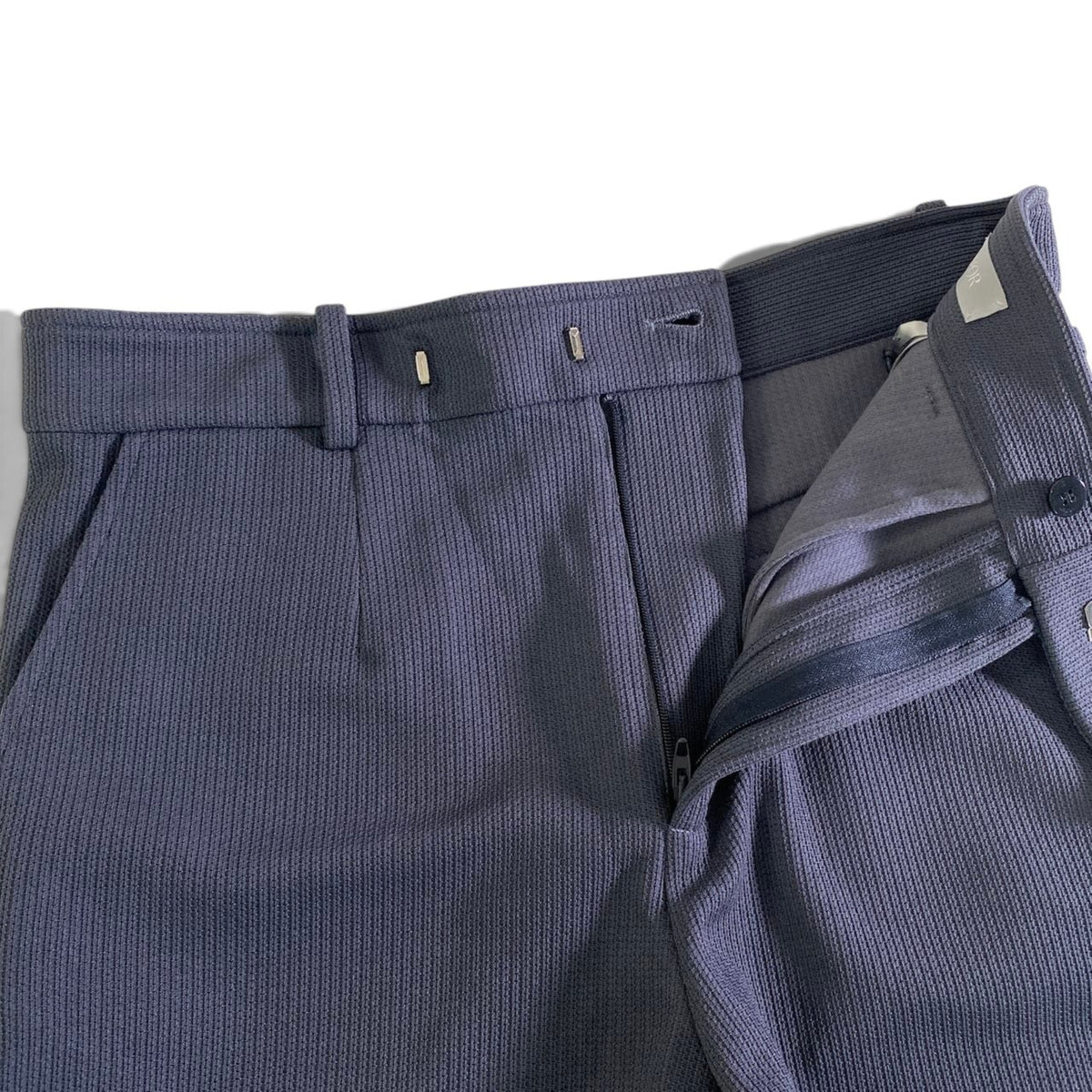 8j26 【未使用タグ付】 DIOR HOMME ディオールオム マイクロ ショートパンツ テクスチャージャージ ショーツ 383J131A0828 サイズM ブルーグレー  メンズu02t