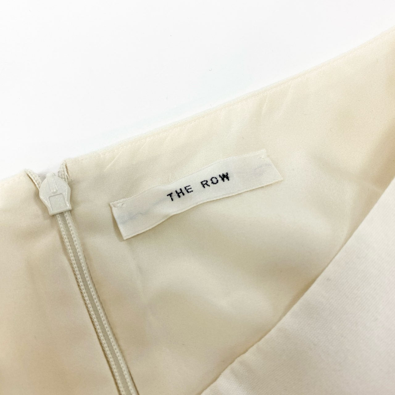 21k14【美品】THE ROW ザ ロウ プリーツスカート ロングスカート 4958-W1749 0サイズ アイボリー レディースu02t