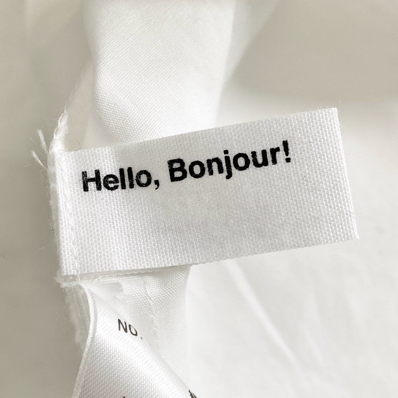 42i20 L'Appartement アパルトモン Hello Bonjour ハローボンジュール Feminity Blouse ブラウス シャツ ホワイト トップス 日本製 レディース 女性用