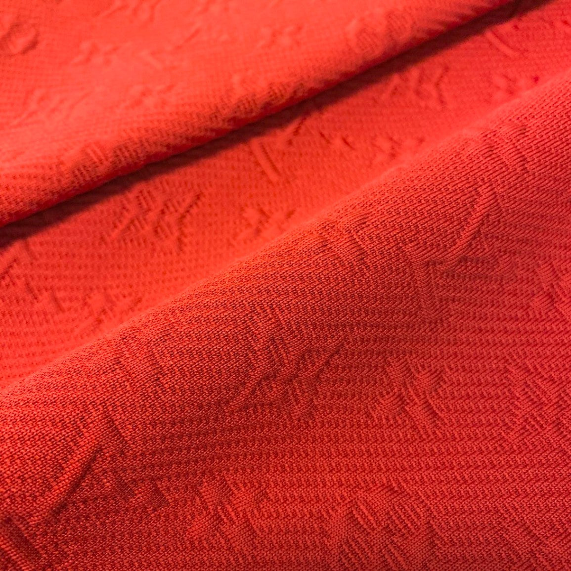 Id15 LOUIS VUITTON ルイヴィトン LV モノグラム ジョガーパンツ Monogram Joggers Pants サイズM レッドt18r