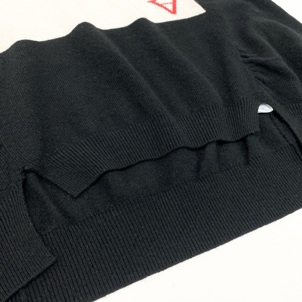 18k20 TOKUKO 1er VOL トクコプルミエヴォル ノースリーブ ニットワンピース 膝丈 トランプ ハート柄 花柄 レディース 女性用 9 ブラックu02t