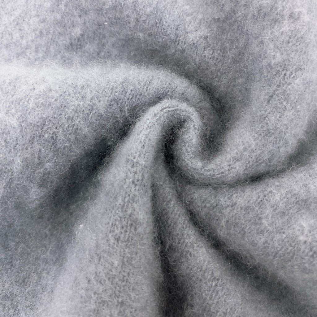 40l25 ATON エイトン FUR CASHIMIYA CREW カシミヤニット ニットセーター 6930938 04サイズ グレー カシミヤ100％ レディースo07t