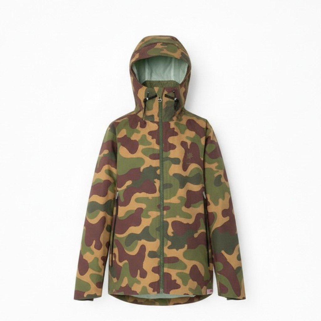 17d11 【新品同様】OAMC × GOLD WIN オーエーエムシー ゴールドウィン 3L Parka カモフラージュ  サイズ3(L) メンズ コートk02i