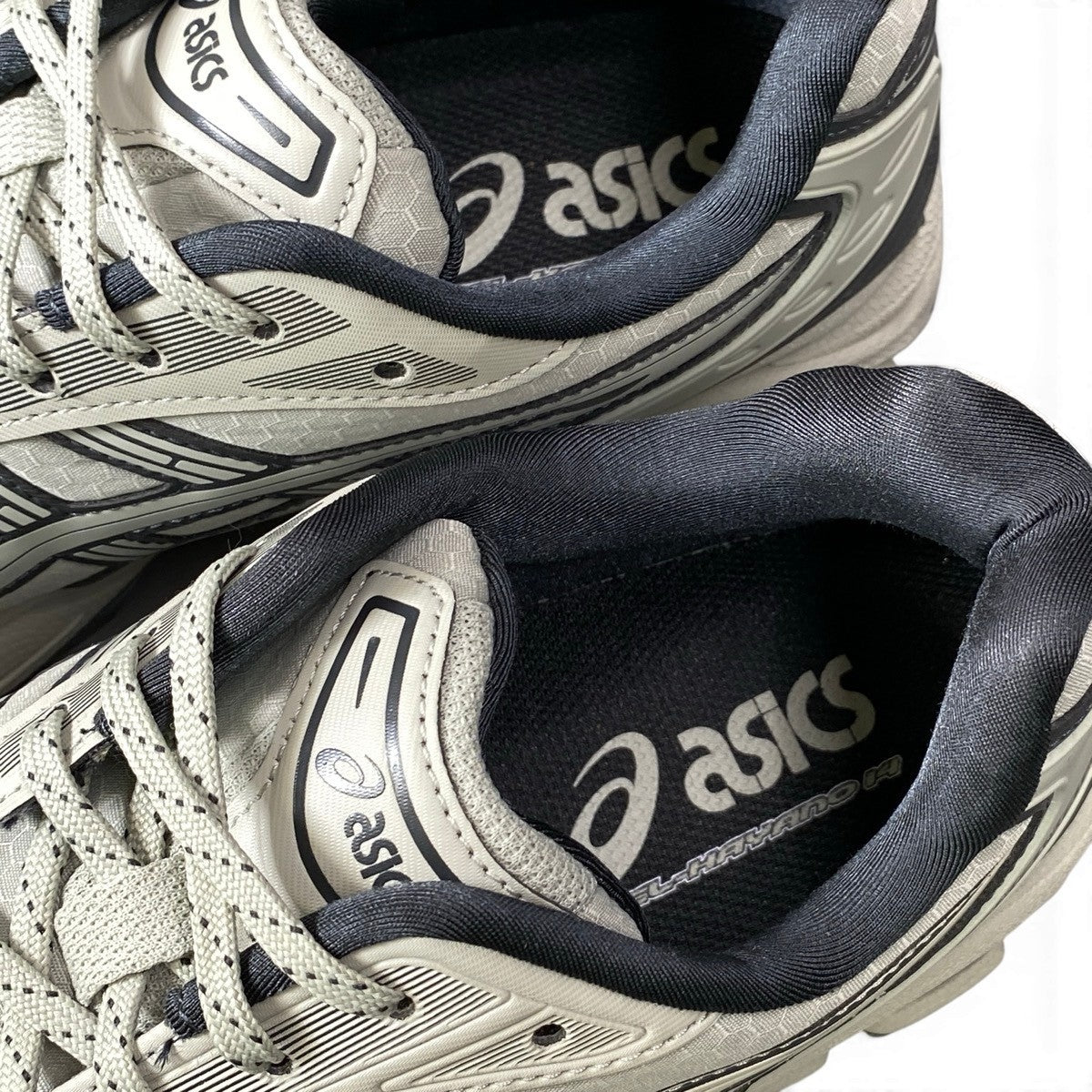 2g8 ASICS アシックス GEL-KAYANO 14 WHITE SAGE ローカットスニーカー 1203A412 26cm グレー メンズ 男性用o07t
