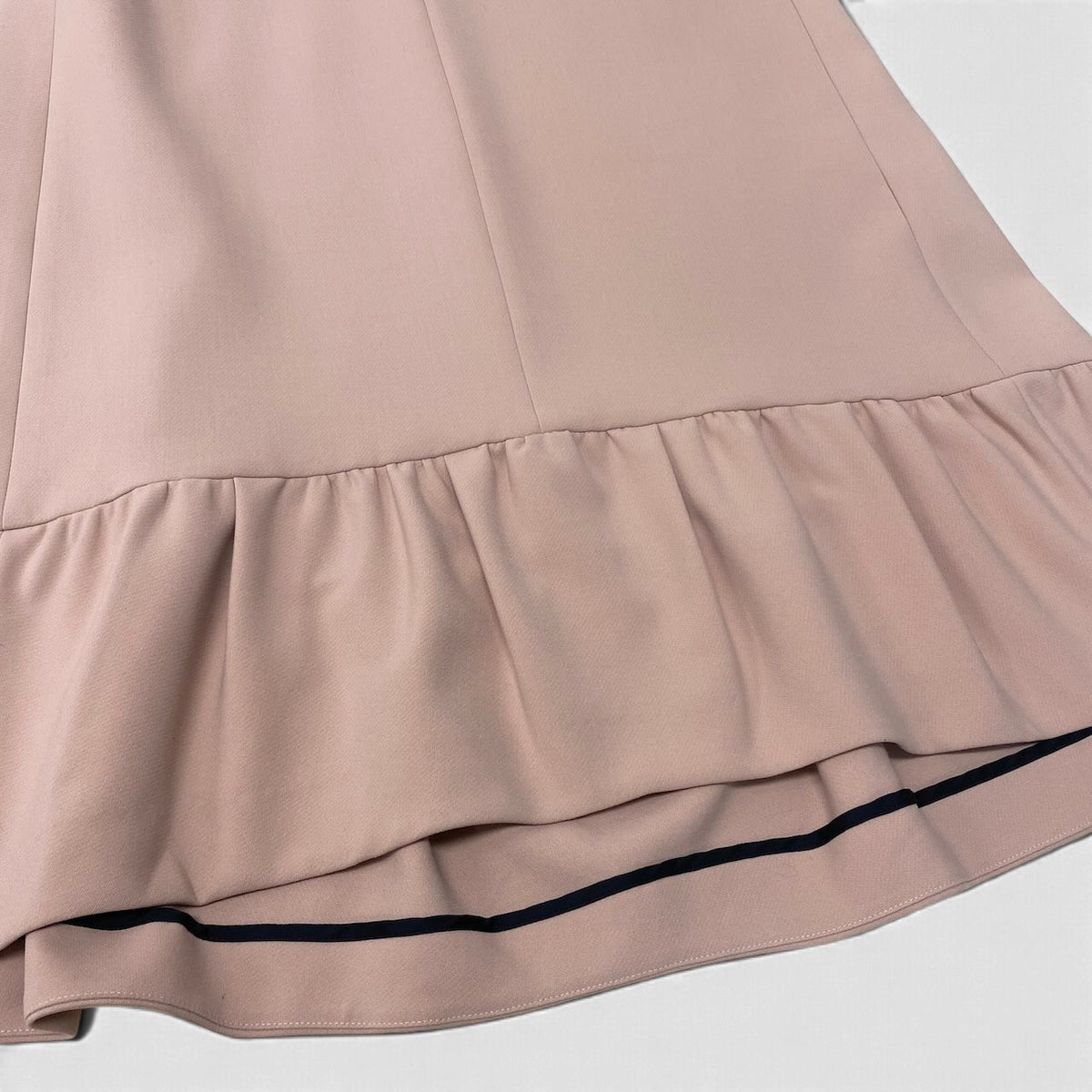 40i27 【新品保管品】YOKOCHAN ヨーコチャン チュニックワンピース キャップスリーブ クルーネック 38サイズ ベージュ レディース 女性用u02t