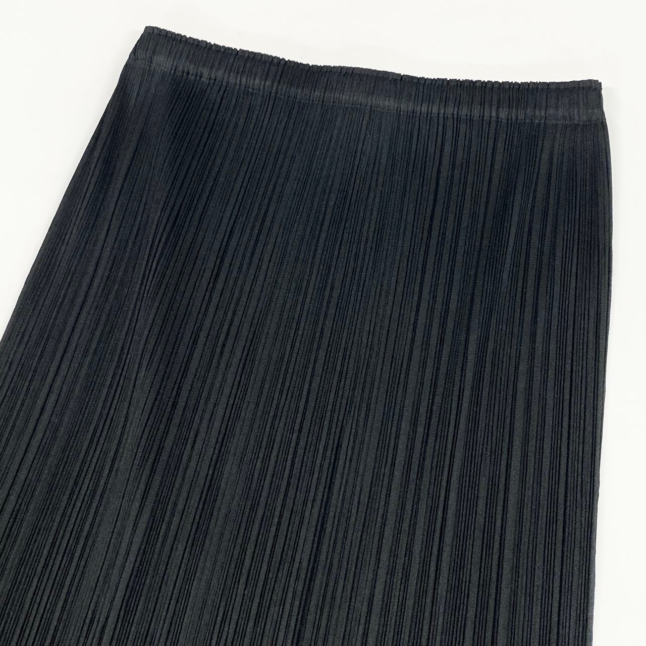 e1 【美品】PLEATSPLEASE プリーツロングスカート フリンジ 日本製 PP81-JG726 3サイズ ブラック ポリエステル100％ レディース 女性用ta1