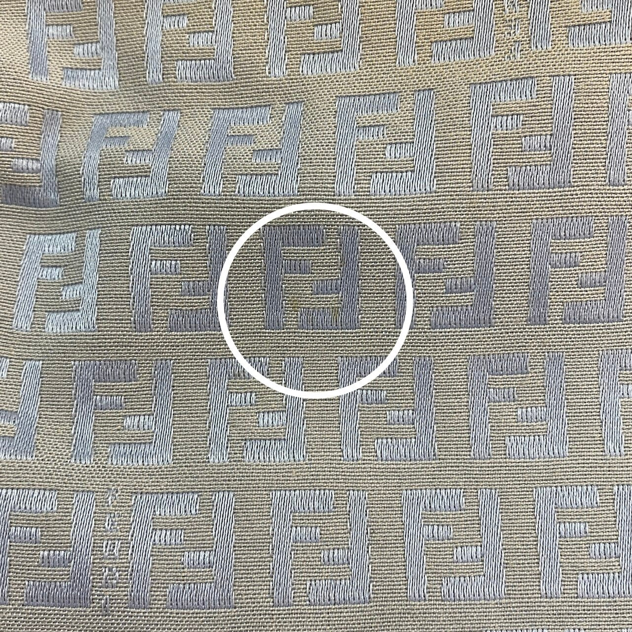 Ad2FENDI フェンディ ズッキーノ ハンドバッグ ワンショルダーバッグ ライトブルー レディースu02t
