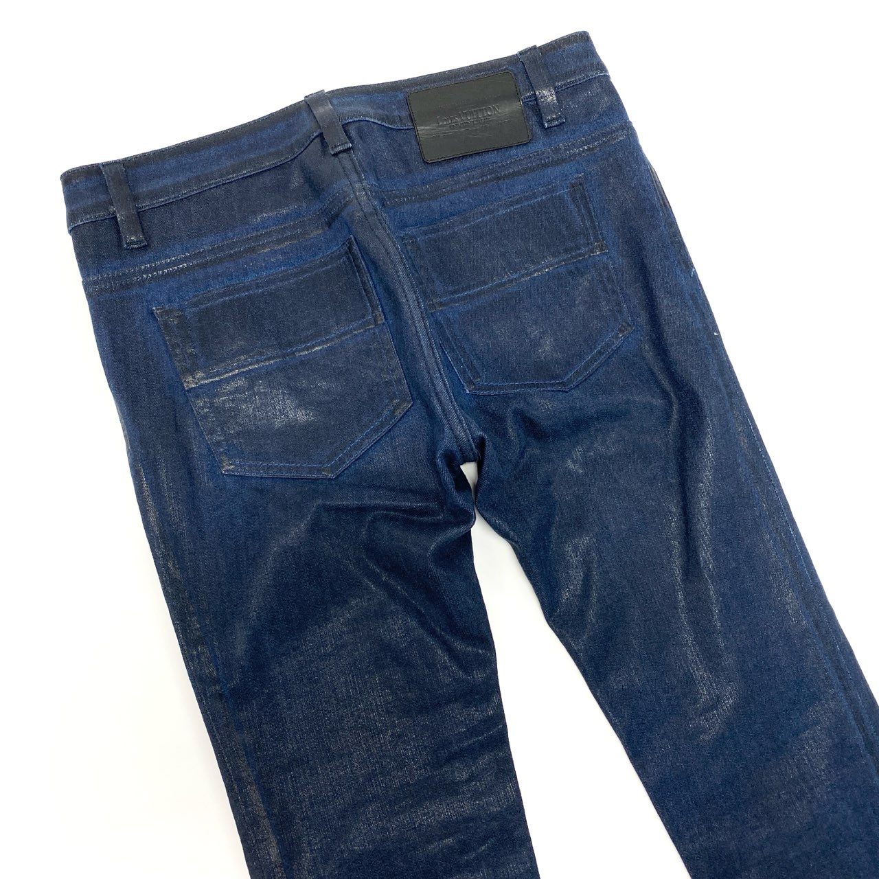 83L2 【美品】LOUIS VUITTON ルイヴィトン スキニーデニムパンツ ジーンズ ストレッチ イタリア製 RW122W F2PA21B6G 36サイズ インディゴ レディースo07t