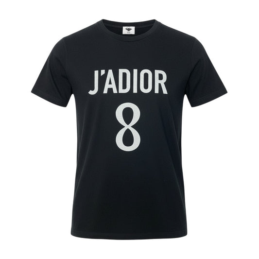 Ia16 Christian Dior クリスチャンディオール J’ADIOR 8 半袖Tシャツ カットソー サイズXS 160/80A ブラック レディース トップスk02i