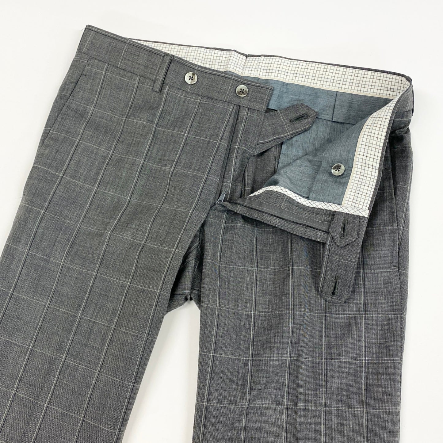 30k6 BOGLIOLI ボリオリ セットアップスーツ テーラードジャケット スラックス S32V2B 46サイズ グレー メンズu02t