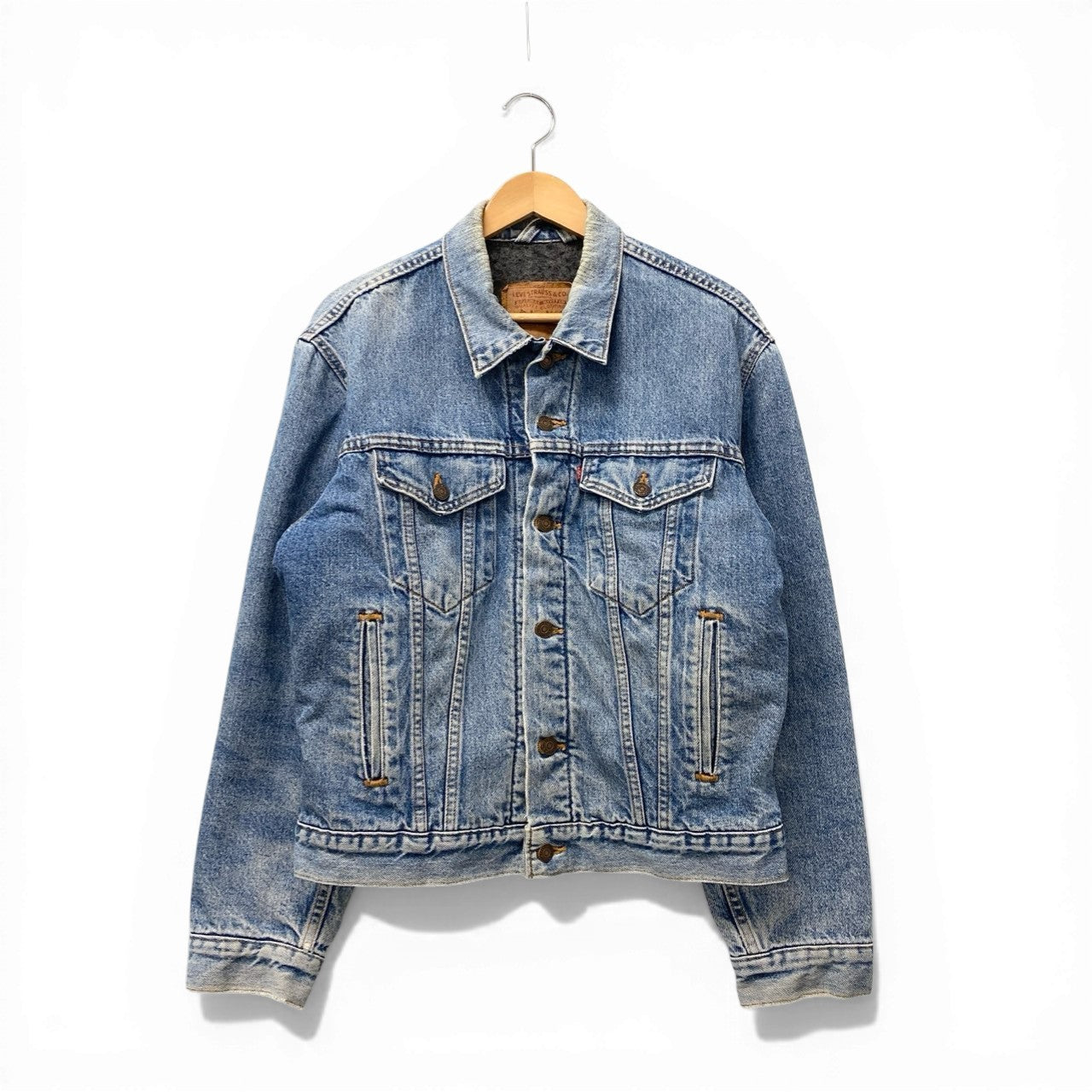 9c20 Levis リーバイス USA製 デニムジャケット Gジャン ボタン裏527