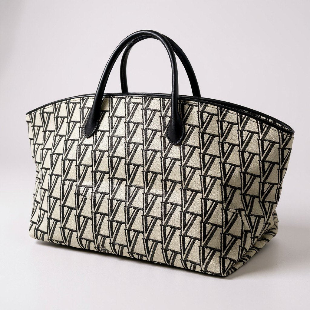 ak18 VERMEIL par iena SHIME別注 シィメ トートバッグ  キャンバス×レザー レディース 女性用 鞄k02i