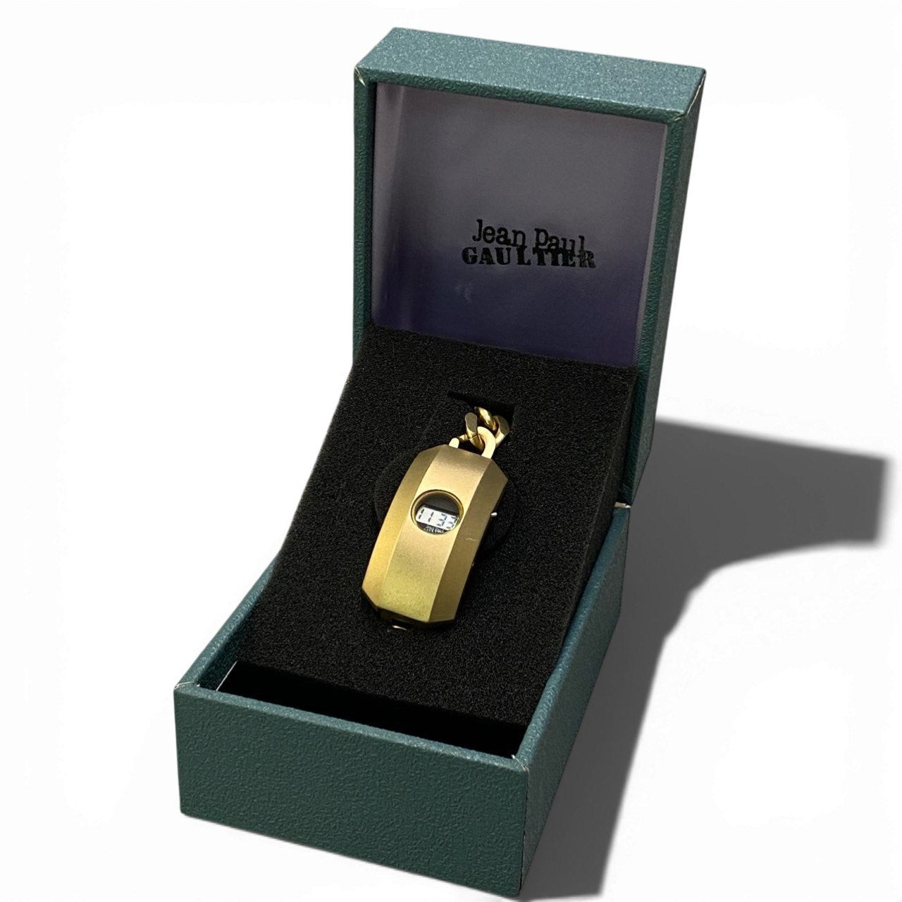 b12 Vintage Jean Paul Gaultier ヴィンテージ ジャンポールゴルチエ クォーツデジタル腕時計  digital quartz watch PA31-Q00826 ゴールドカラー メンズk02i