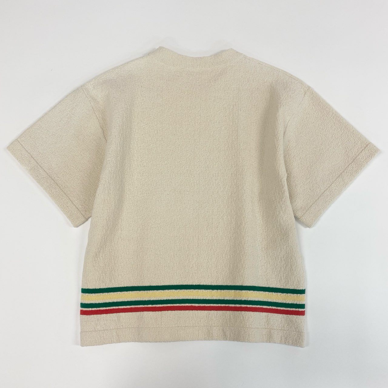 63k20 JIL SANDER＋ ジルサンダープラス バイ ルーシー アンド ルークメイヤー パイルテクスチャー オーバーTシャツ サイズ32 アイボリー レディース 女性用