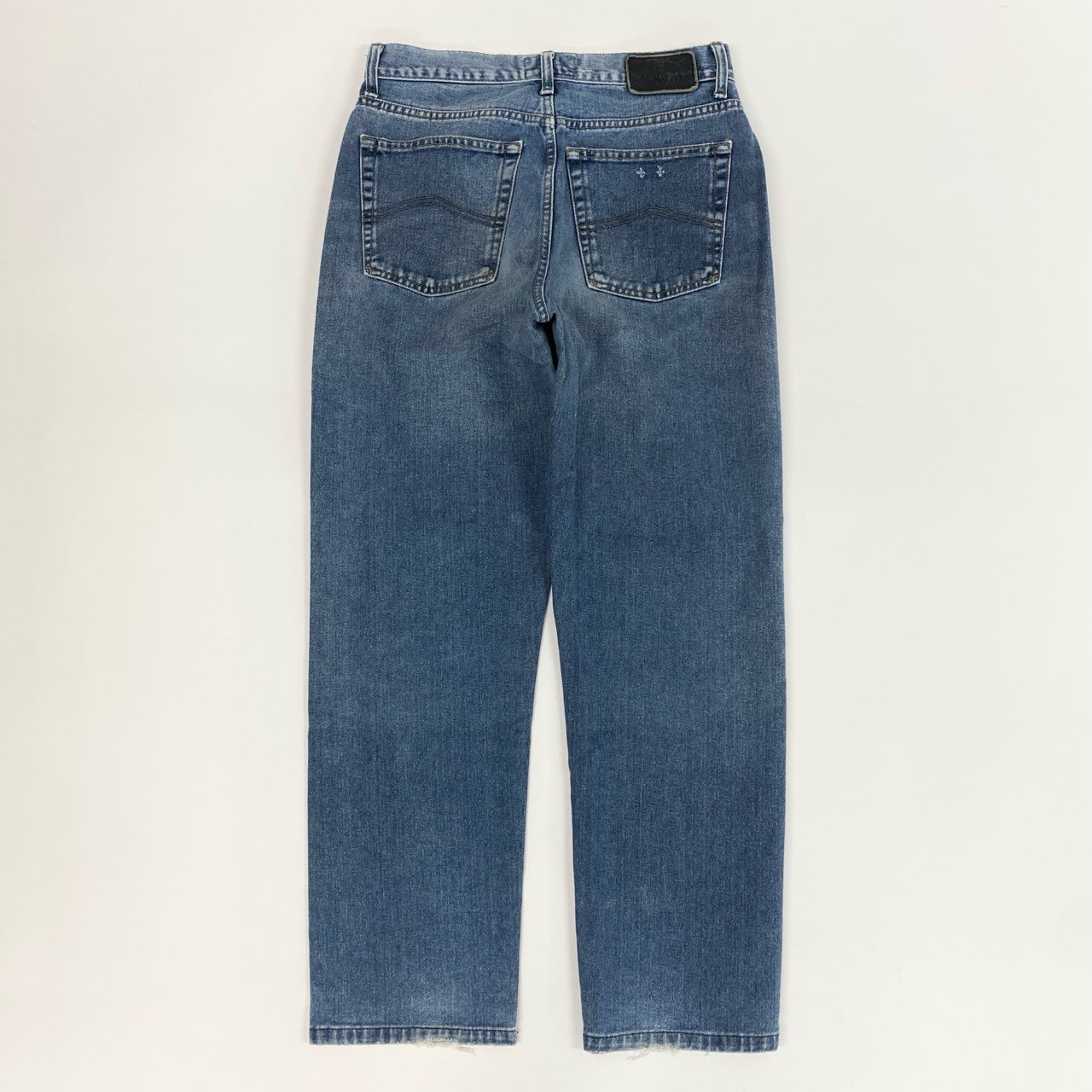 1j27 ARMANI JEANS アルマーニジーンズ 90’s デニムパンツ ジーンズ ストレート イタリア製 33サイズ ブルー メンズu02t