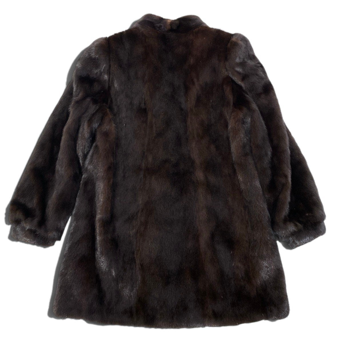 61i24 SAGA MINK サガミンク マホガニーミンク ロングコート サイズ11 ダークブラウン 最高級本毛皮 Mink Fur Long Coat リアルファーt18r