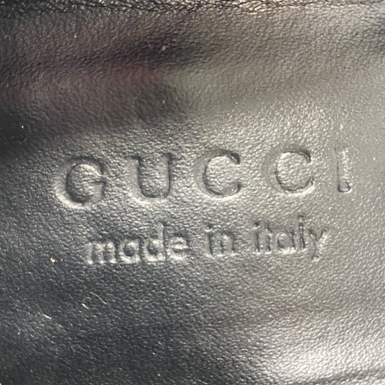 1i20 GUCCI グッチ リクストン ホースビットビットローファー 革靴 シューズ イタリア製 407314 6 1/2 ブラック レザー