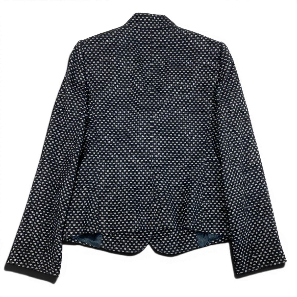 Ef27 ARMANI COLLEZIONI アルマーニコレツィオーネ テーラードジャケット 総柄 立体刺繡 サイズ40 ブラック レディースo07t