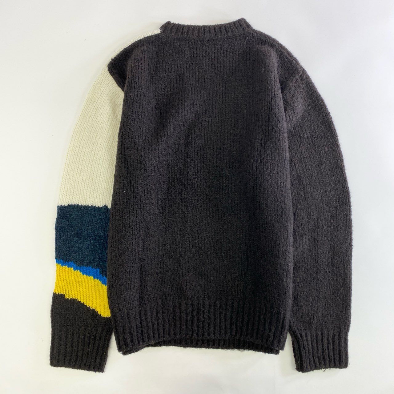 84k16 DRIES VAN NOTEN ドリスヴァンノッテン  2021 3709 ローゲージニットセーター サイズL マルチカラー メンズ 男性用